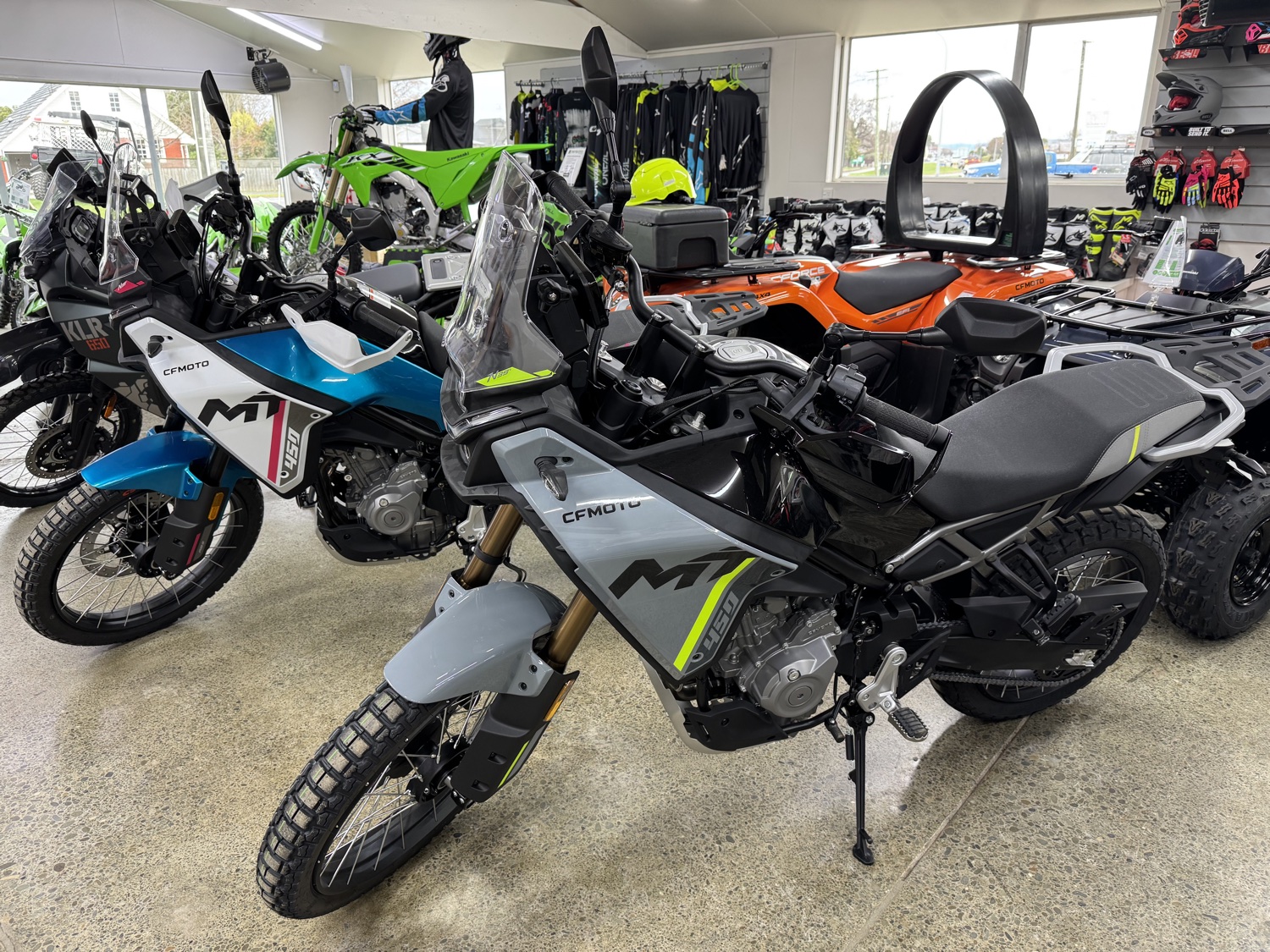 Road and adventure motorcycles at Motoworx